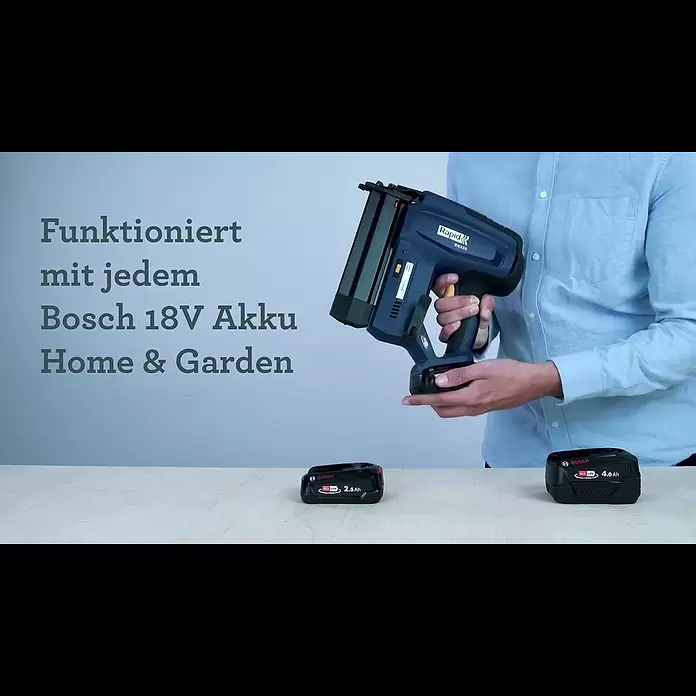Rapid Power for All 18V Akku-Nagler BNX50 - 18 V, Ohne Akku, Länge Nagel: 20 mm - 50 mm - Rapid BNX50 Akku-Nagler 18V P4A