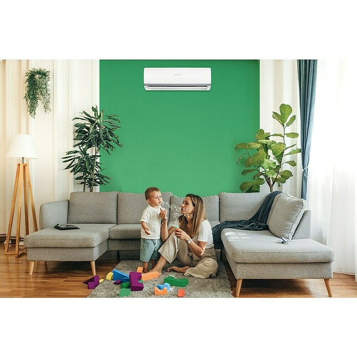 Bosch Aire acondicionado Inverter Climate 2000i + Instalación (2.600 W, 3.000 W, 16 m², Blanco) | BAUHAUS