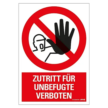 Pickup  Verbotsschild