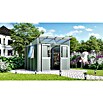 Vitavia Gerätehaus Kosmos 11500 (Außenmaß inkl. Dachüberstand (B x T): 392,8 x 295 cm, Aluminium, Alu/ Grau) | BAUHAUS