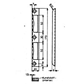 Stabilit Winkelblech (L x B x H: 170 x 20 x 8 mm, Metall)