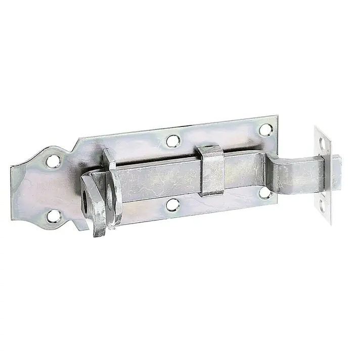 Stabilit Pestillo - L x An: 120 x 45 mm - Cerrojo metálico para sujetar de forma segura puertas, portones y otros elementos móviles. El cerrojo es robusto y fácil de instalar.