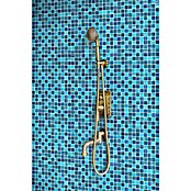 Mosaikfliese Quadrat Crystal CM 4285 (32,7 x 30,2 cm, Blau, Glänzend)