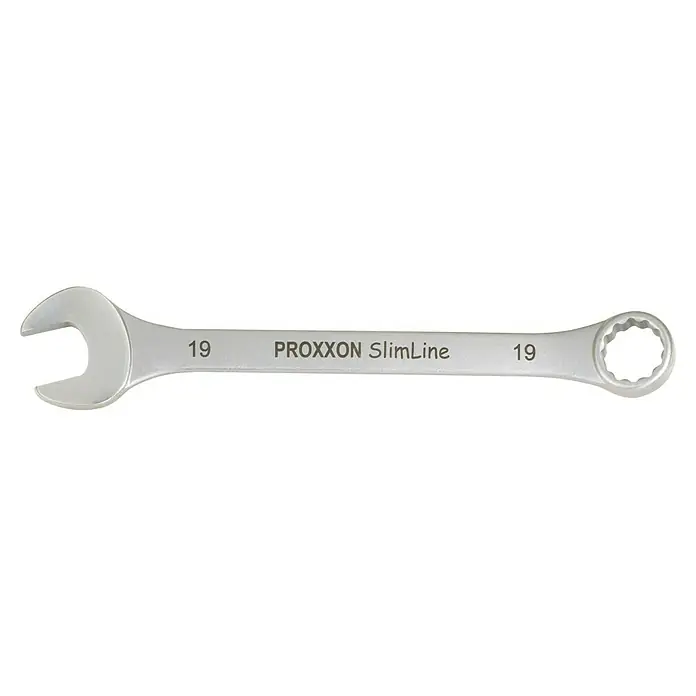 Proxxon Ringmaulschlüssel - Schlüsselweite: 13 mm - PROXXON SlimLine Schraubenschlüssel, Größe 19, für präzise und effiziente Schraubarbeiten. Hochwertiges Werkzeug für Profis und Heimwerker.
