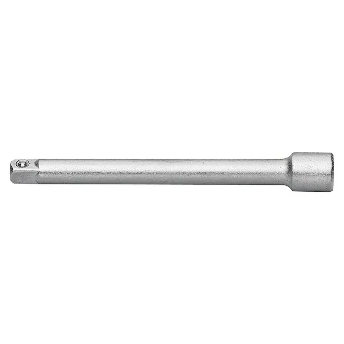 Proxxon Steckschlüssel-Verlängerung - ¼″, Länge: 100 mm - Nahaufnahme eines Verlängerungsstücks für Steckschlüssel. Dieses robuste Werkzeug eignet sich ideal für Arbeiten an schwer zugänglichen Stellen.