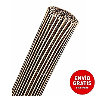 Faura Ocultación de mimbre Bicolor (L x Al: 3 x 2 m, Mimbre, Marrón)