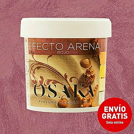 Osaka Pintura para efectos decorativos Arena (5 l, Rojo, Mate)