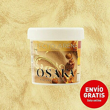 Osaka Pintura para efectos decorativos Arena (5 l, Crema, Mate)