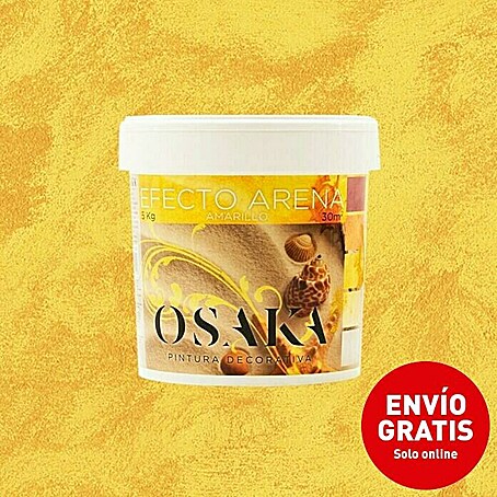 Osaka Pintura para efectos decorativos Arena (5 l, Amarillo, Mate)