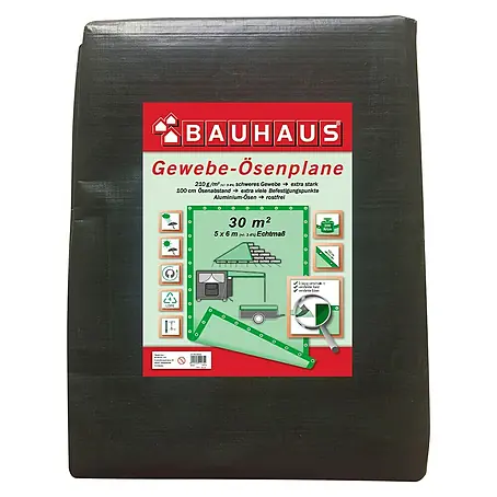 BAUHAUS Gewebe-Ösenplane