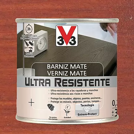 V33  Barniz para madera Mate Ultra Resistente