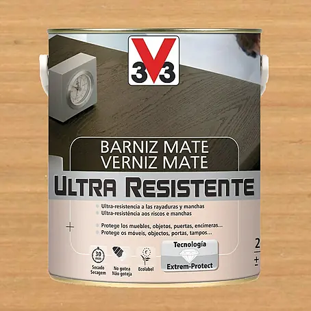 V33  Barniz para madera Mate Ultra Resistente