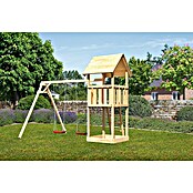 Karibu Kinderspielturm Lotti Set 4 (L x B x H: 264 x 347 x 291 cm, Natur) | BAUHAUS