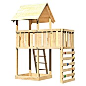 Karibu Kinderspielturm Lotti Set 26 (L x B x H: 107 x 214 x 291 cm, Natur) | BAUHAUS