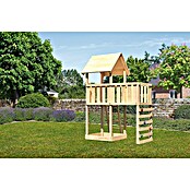 Karibu Kinderspielturm Lotti Set 26 (L x B x H: 107 x 214 x 291 cm, Natur) | BAUHAUS