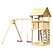 Karibu Kinderspielturm Lotti Set 23 (L x B x H: 264 x 347 x 291 cm, Natur) | BAUHAUS