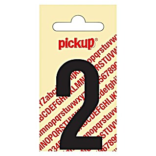 Pickup Sticker (Motief: 2, Zwart, Hoogte: 60 mm)
