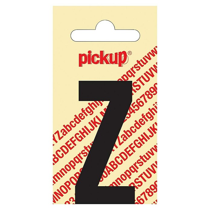 Pickup Aufkleber (Motiv: Z, Schwarz, Höhe: 60 mm)