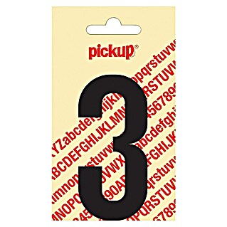 Pickup Samolepilni listki (Motiv: 3, Črne barve, Višina: 90 mm)