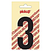 Pickup Sticker (Motief: 3, Zwart, Hoogte: 90 mm)