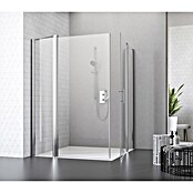 Camargue Vario Duschwand-Festteil S15 (40 x 195 cm, Beschichtet, Stärke: 6 mm, Silber)