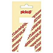 Pickup Sticker (Motief: Z, Wit, Hoogte: 90 mm)