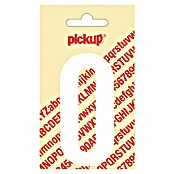 Pickup Sticker (Motief: 0, Wit, Hoogte: 90 mm)