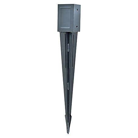 Einschlagbodenhülse SPIKX (750 x 91 x 91 mm, Anthrazit)