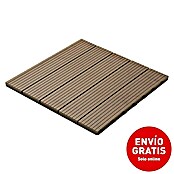 Loseta de WPC con sistema click (Marrón, An x L: 50 x 50 cm, 1 ud.)