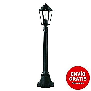 Baliza exterior Orlando (60 W, Color del marco: Negro, 20 x 20 x 100 cm, Sin bombillas)