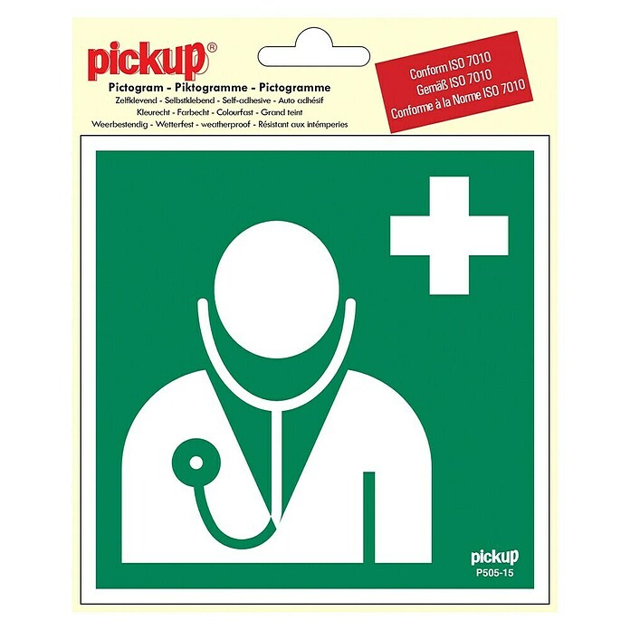 Pickup Sticker (15 x 15 cm, Arzt)