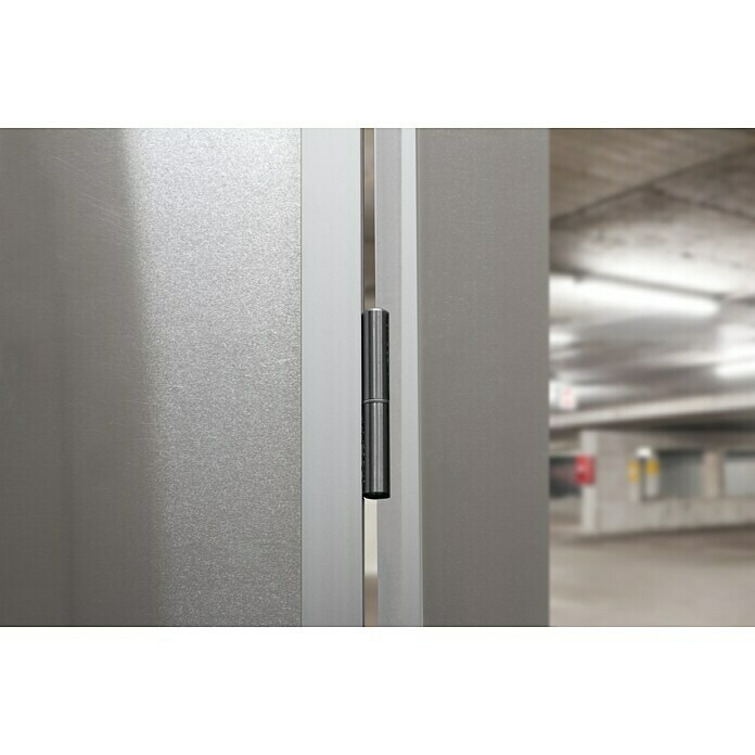 Freno de puerta 120mm plata