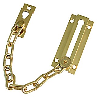 Cadena de puerta (Longitud de cadena: 20 cm, Latón, Pulido)