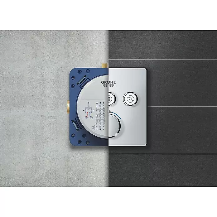 Grohe Unterputzsystem Rapido SmartBox - Einbautiefe: 75 mm - 105 mm - Stimmungsaufnahme