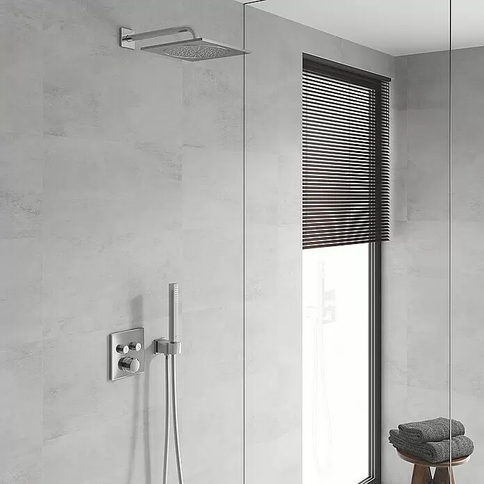Grohe Grohtherm SmartControl UP-Thermostatarmatur - Anzahl Absperrventile: 2 Stk., Eckig, Chrom, Glänzend - Stimmungsaufnahme