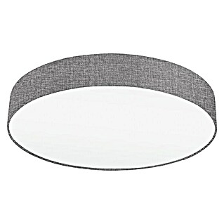Eglo Deckenleuchte rund Pasteri (180 W, Ø x H: 570 mm x 15 cm, Grau, Weiß, E27)