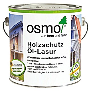 Osmo Holzschutz Öl-Lasur (Weiß - 900, 2,5 l, Seidenmatt)
