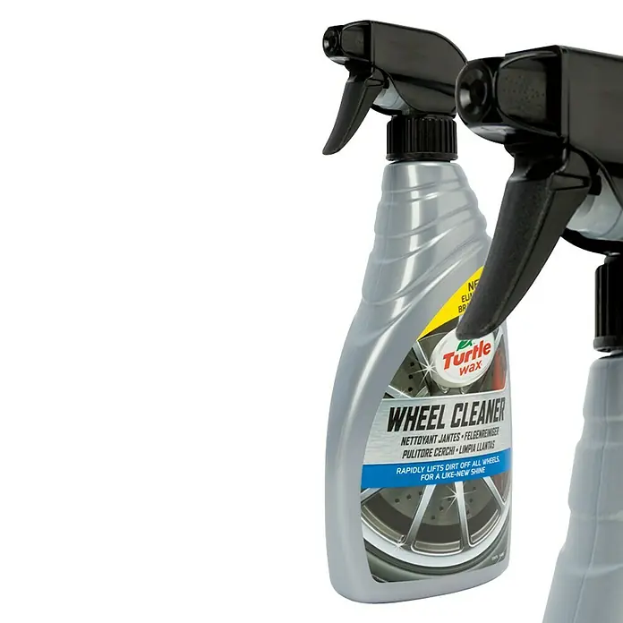 Turtle Wax Limpiador de llantas - 500 ml - Dos botellas de limpiador de ruedas Turtle Wax, que prometen una limpieza eficaz y brillo para tus ruedas.
