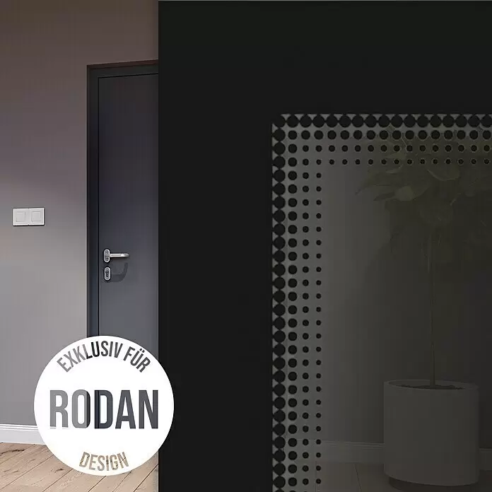 Gerda Haustür Thermo Prime 75 Rodan - 110 cm x 210 mm, DIN Anschlag: Rechts, Weiß, Details in Edelstahl - Informationsansicht