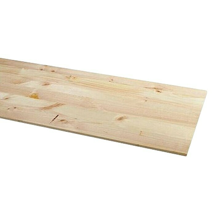 Finsa Tablero de madera laminada (200 cm x 50 cm x 18 mm, Pino)