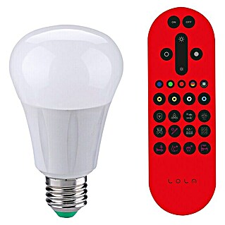 Just Light Lola LED-Lampe Bulb (E27, Dimmbar, 550 lm, 6,7 W, Mit Fernbedienung)