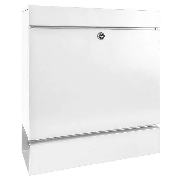 Burg-Wächter Wandbriefkasten 848 W SeattleL x B x H: 11 x 36,4 x 40,5 cm, Weiß, Stahl, Zeitungsfach