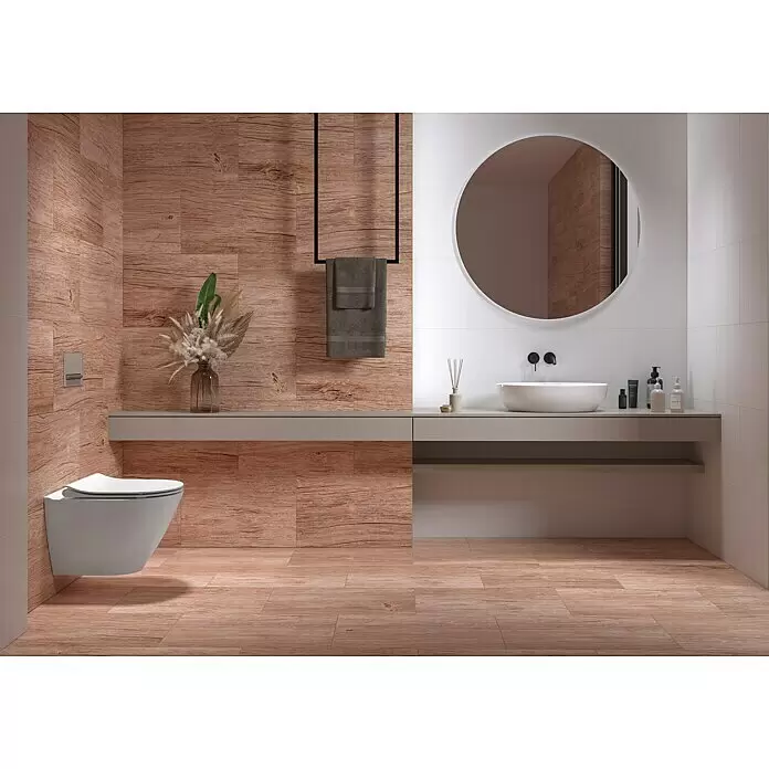 Feinsteinzeugfliese Quercia - 30 x 60 cm, Beige, Matt - Stimmungsaufnahme