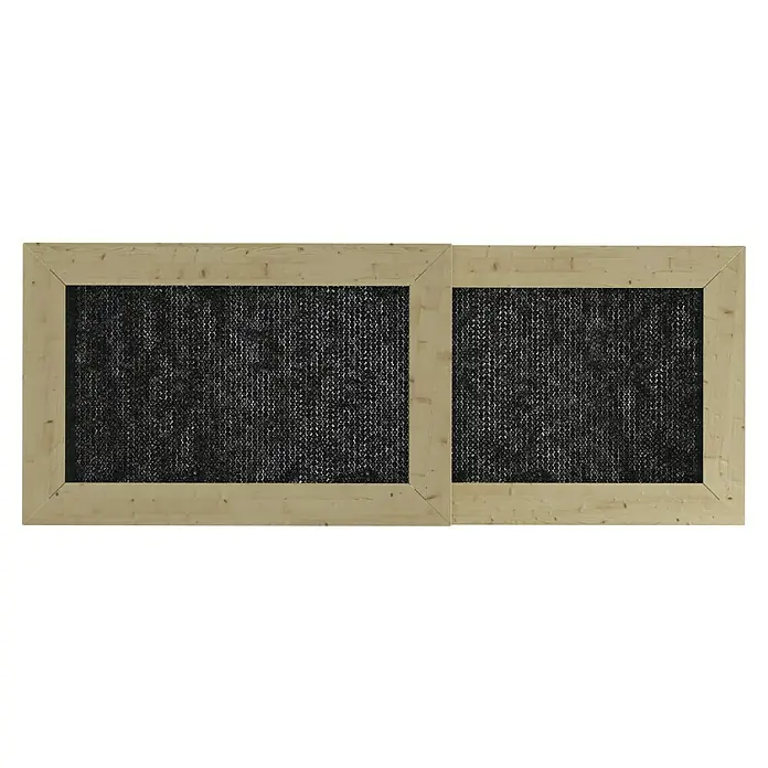 Weka Hochbeet - 205 x 79 x 81 cm, Holz, Natur, Stufenhochbeet - Zwei Akustikpaneele mit Holzrahmen, ideal für Schallabsorption und Raumakustikverbesserung.