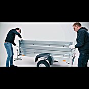 Stema Anhänger BH 7.5-20-10.1B mit Bordwandaufsatz u. Flachplane (Nutzlast: 583 kg, Einachser, Kasteninnenmaß: 201 x 117 x 60 cm, Ungebremst) | BAUHAUS