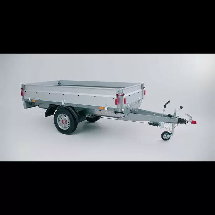 Stema Anhänger BASIC SH 1300-25-13.1Nutzlast: 1.064 kg, Einachser, Kasteninnenmaß: 251 x 128 x 35 cm, Gebremst - Stema Anhnger Basic SH 1300-25-15.1