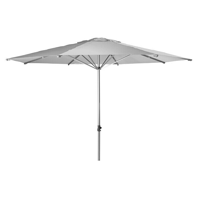 Doppler Alu Expert Marktschirm rund (Grau, Durchmesser Bespannung: 400 cm) | BAUHAUS