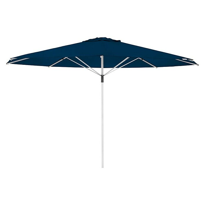 Doppler Marktschirm rund Telestar (Dunkelblau, Durchmesser Bespannung: 500 cm) | BAUHAUS