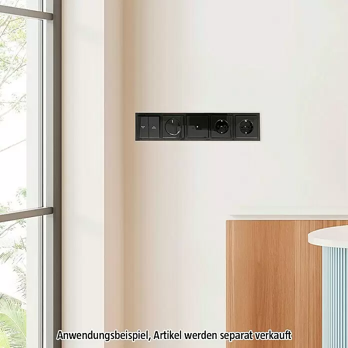 Busch-Jaeger 2000/6 USK Controleschakelaar, Wisselschakelaar Inzetstuk Duro 2000 Si Lineair Duro 2000 Si Reflex Si Lin 630048