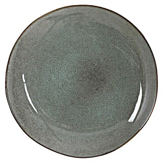Teller Tabo (1 Stk., Ø x H: 26,5 x 3 cm, Keramik, Grün)